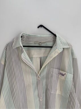 Kith Ora ll Seersucker Shirt & Ida Seersucker Boxer Shorts Set Striped Mykonos